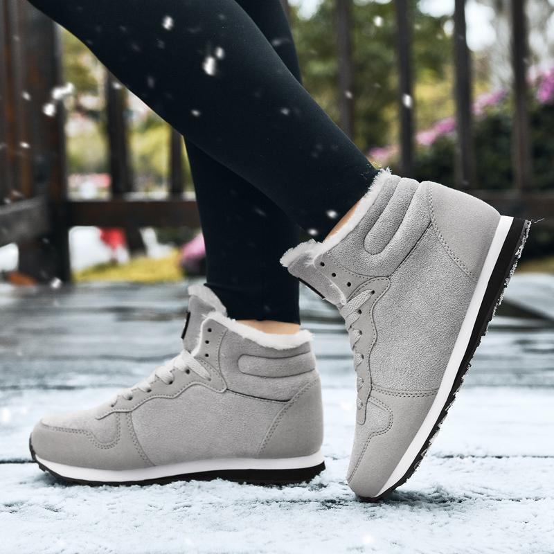 Women Boots Comfortable Winter Shoes Women Boots Warm Winter Sneakers Snow Boots Waterproof Winter Unisex Ankle Boots Men Shoes