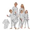 Сделай сам Раскрашиваемый костюм для родителей и детей - Рождественский принт Круглый вырез Длинный рукав Длинные брюки Домашняя одежда Костюм Весна