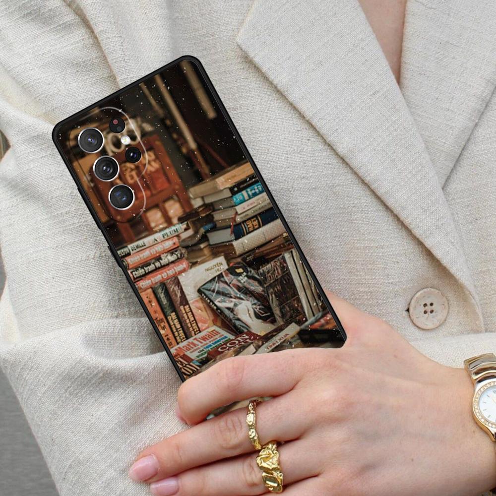 Чехол для любителя книг Чехол для мобильного телефона для Samsung Galaxy S26 Ultra S25 S24 S23 S22 S21 S20 Note10 Чехол