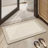Современная простая ванная комната диатомовая грязь абсорбирующий быстросохнущий коврик туалетная дверь нескользящий коврик туалет быстросохнущий коврик