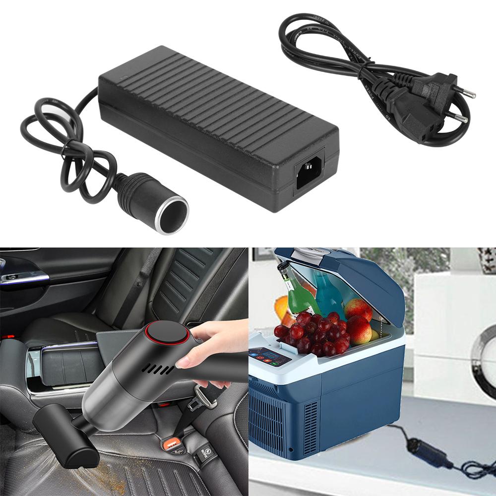 AC/DC Convert Car Socket 110V/ 220V To 12V 15A Power Adapter For Car Refrigerator Inflating Pump Vacuum Cleaner