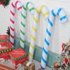Home Party Balloons Inflatable Toys Christmas Candy Cane Crutch Balloons Santa Claus Walking Stick