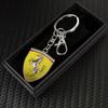 Металлический 3D значок Ferrari SJ Брелок для ключей Брелок Значок Брелок для Ferrari Roma F8 SF9018121360 F4301575M 488 599 612 FF F12 R