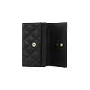 Chanel 23B Gold Buckle Quilted Caviar Leather Card Holder Women accessories Black AP3523-B13703-94305