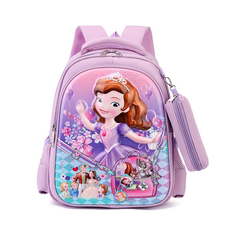 Kuromi Cartoon School Backpack With Oxford Fabric For Elementary School Kids