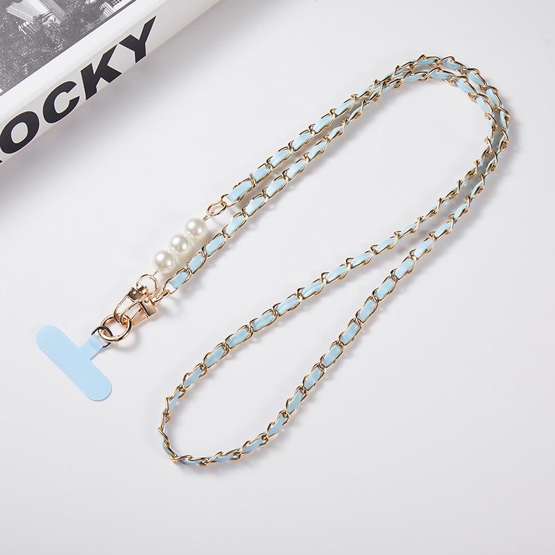 Metal Phone Chain Crossbody Short Phone Strap Lanyard