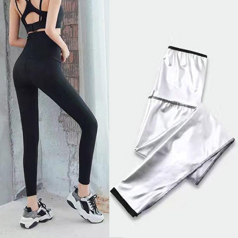 Женские регулируемые корректирующие брюки с высокой талией, леггинсы для живота, потные штормовые брюки