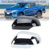 Накладка на крышку зеркала заднего вида для Mitsubishi Triton L200 Хромированная с защелкой Накладка на боковое зеркало двери Автоаксессуары
