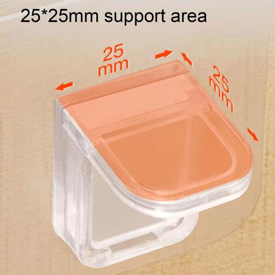 10 шт., кронштейн для полки, самоклеящаяся плавающая настенная полка без перфоратора, поддержка бытовых принадлежностей