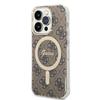 Etui do iPhone 14 Pro Guess Hard Case MagSafe Brązowe