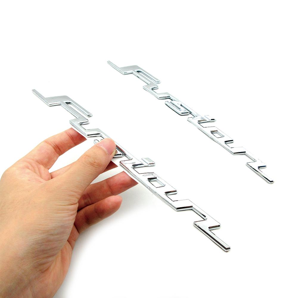 FIQ1 Motorcycle New Fuel Tank Gas Stickers ABS Plastic Chrome Decal 3D Emblem Badge Decals For Honda FUSION 250 Fusion250 TypeX 2003