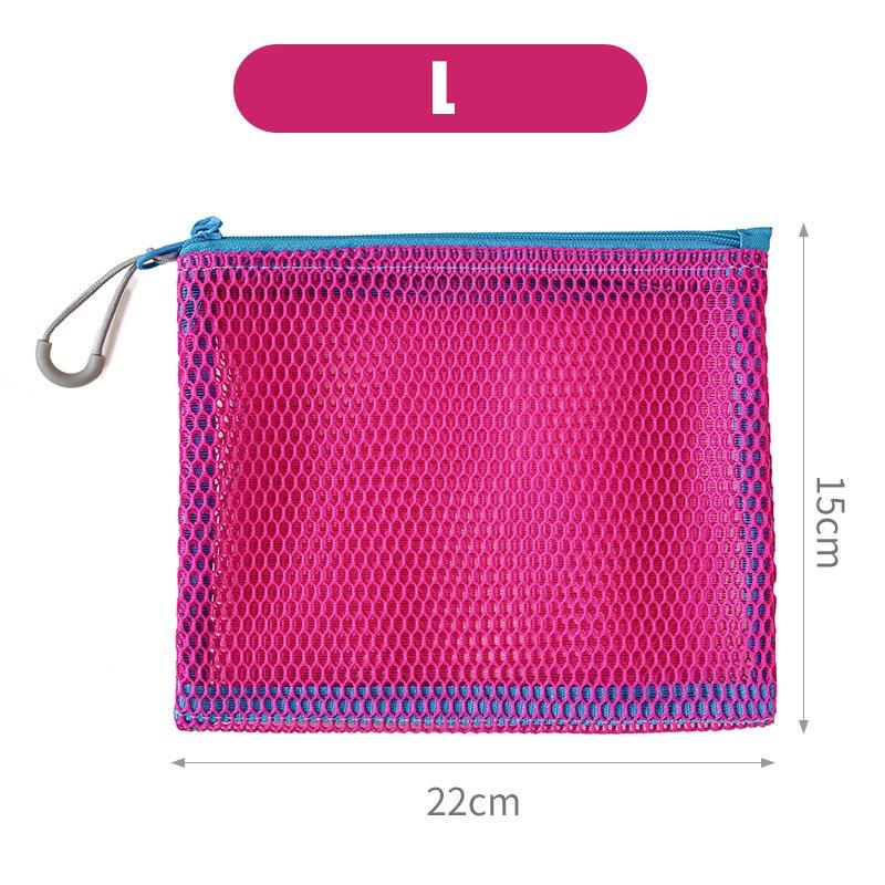 Цветная сетчатая сумка для хранения с двойной молнией, двухслойный портативный кошелек для монет, квадратный сетчатый кошелек для монет, дорожный органайзер, сумка для переноски