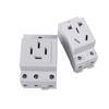 AC30 EU And AU Type 35mm DIN Rail Mount AC Power 10A 16A 25A 250V 440V 2/3/4/5 Pin Plug Modular Socket