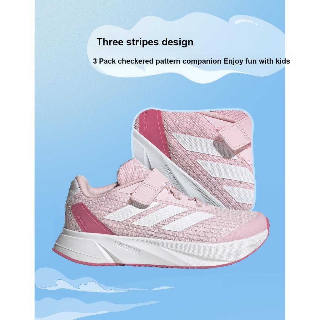 Adidas Duramo SL J Clear Pink Детские кроссовки Cloud-White Pink-Fusion IG0713