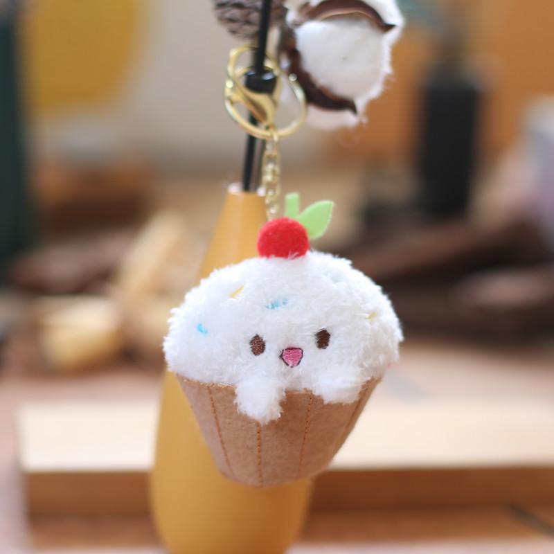 Adorable Cherry Chick Plush Toy Keychain With Soft Pp Cotton Filling Cute And Fluffy