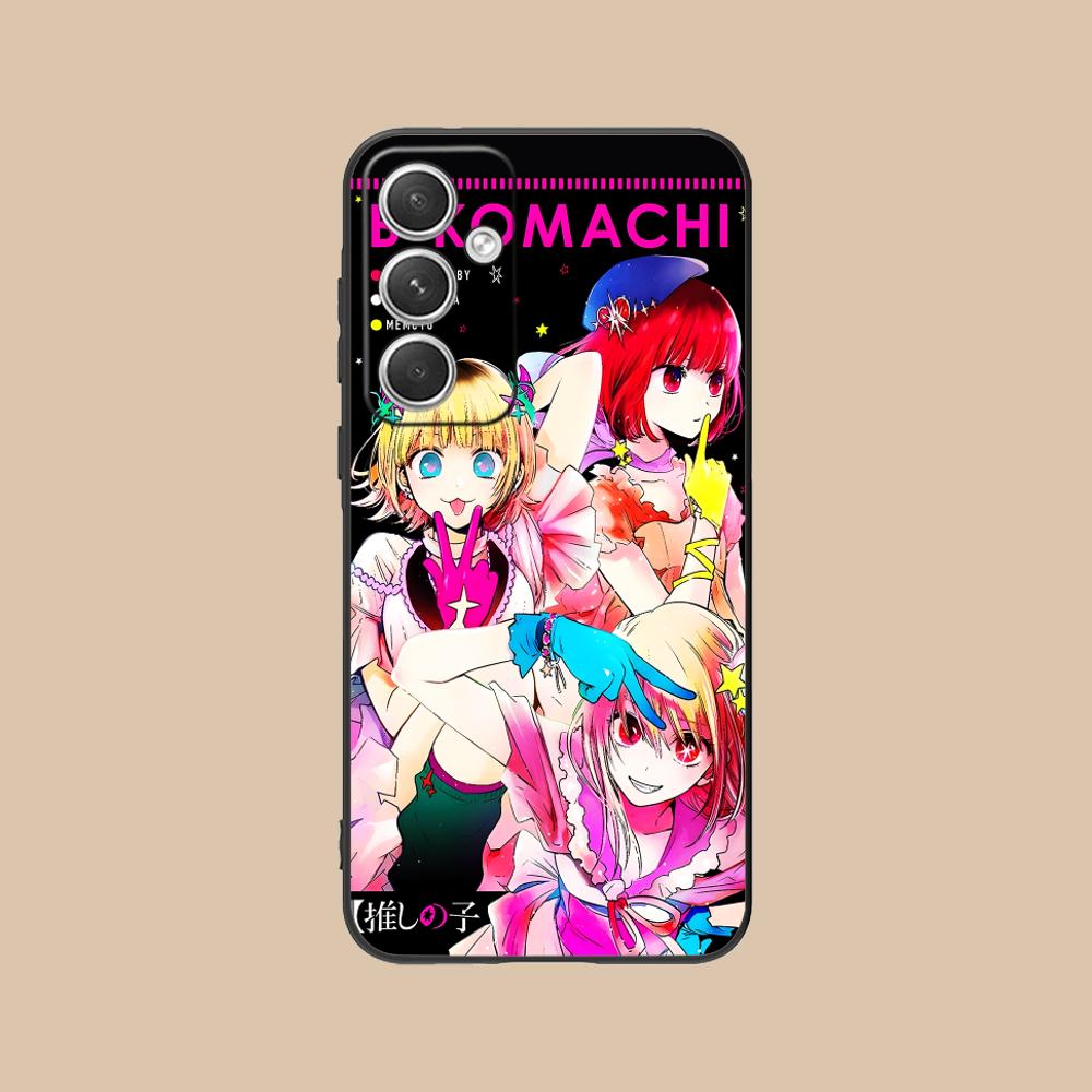 Чехол для телефона Oshi no ko B-Komachi для Samsung Galaxy S25 S24 S23 S22 S21 S20 Note20 Plus FE Ultra Цветной Защитный Чехол Красивый