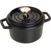 Кокотница Zwilling Staub, круглая, 14 см, чёрная, 800 мл (40509-476-0)