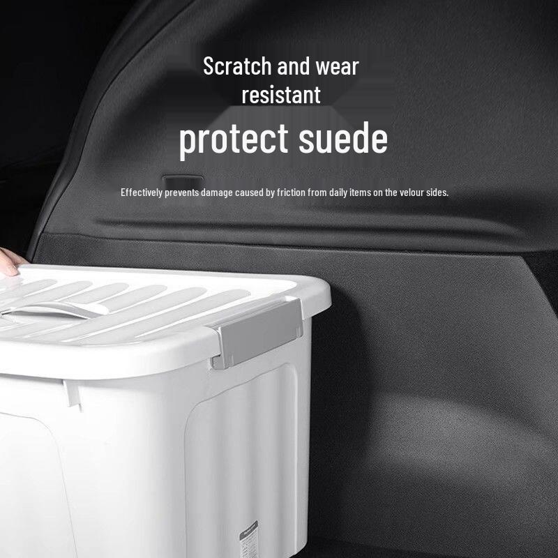 Tesla Model Y Trunk Corner Protector Panels - Flocked Interior Accessories for Both Sides