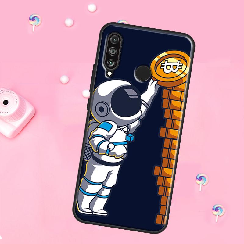 Смешные монеты Биткоина Для Huawei Nova 12s 12i 8i 11i 9 10 SE Y60 Y70 Y90 Y72 Y73 Y61 Y91 P60 Pro P30 P40 Lite Чехол