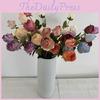 3head Long Branch Rose Artificial Flowers For Wedding Decor And Home Decorations