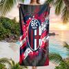 Bologna FC print Quick Dry Beach Towel Microfiber Absorbent Portable Travel Swimming Towel