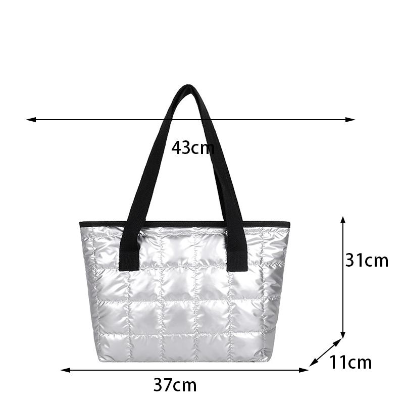 Women Handbags Space Cotton-Padded Female Down Bags Shoulder Crossbody Bags Quality Female Tote Luxury Bag Trend