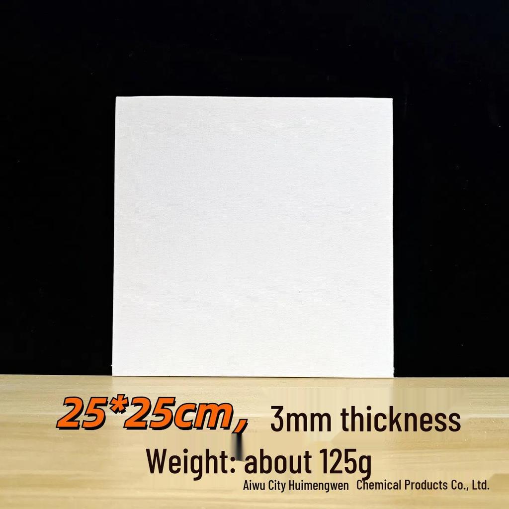 Холст для рисования толщиной 3 мм: Портативный холст из чистого хлопка для масляной и акриловой живописи для студентов-художников и профессионалов