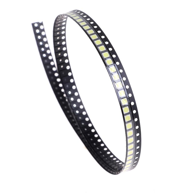 100 шт. 2835/3528 чипы SMD светодиодные бусины 1 Вт 3 В холодный белый свет для светодиодных диодов для телевизоров