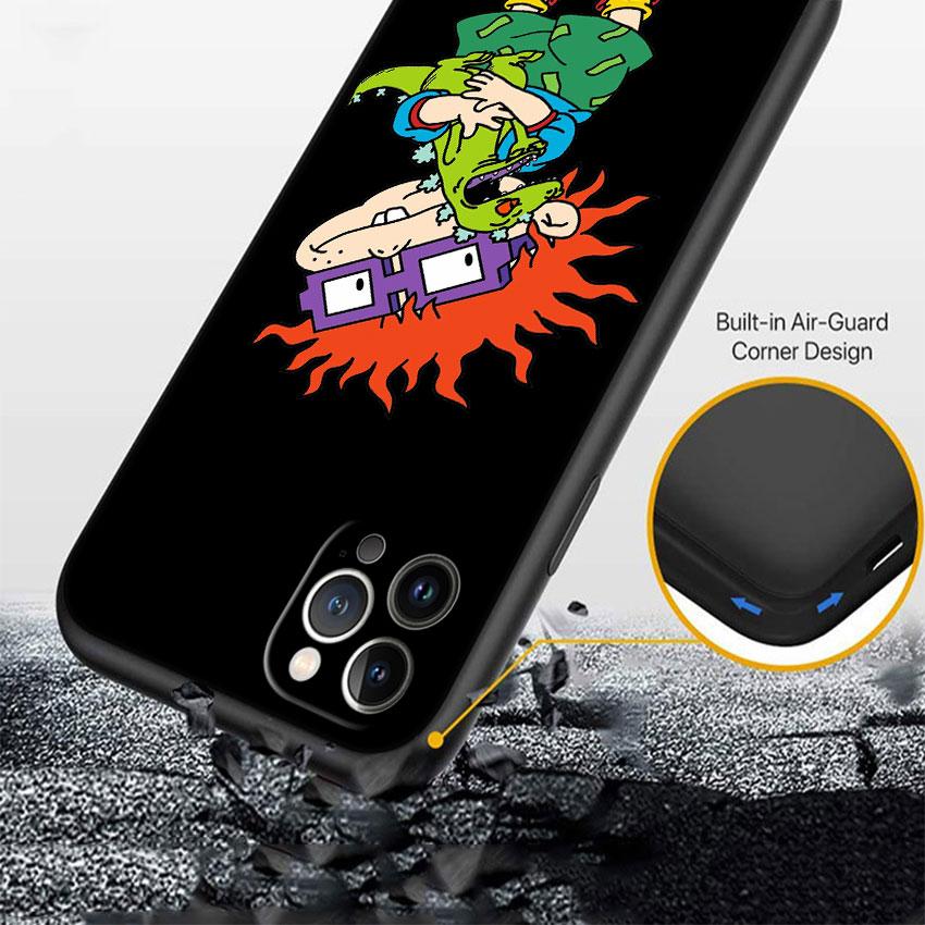 LO82 R-Rugrats Soft Shell Phone Case for Xiaomi Poco C40 C50 C51 C55 C65 C71 C75 F3 F5 F6 F7 M2 M3 Pro Ultra