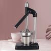Manual Citrus Juicer Heavy Duty Stainless Steel Lemon Lime Press for Kitchen Bar Efficient Pulp-Free Juice Extractor