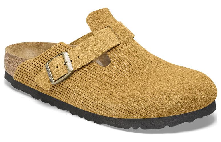 Бостон Birkenstock Замша Тисненая Вельвет Узкие 'Пробковый Коричневый' 1026183