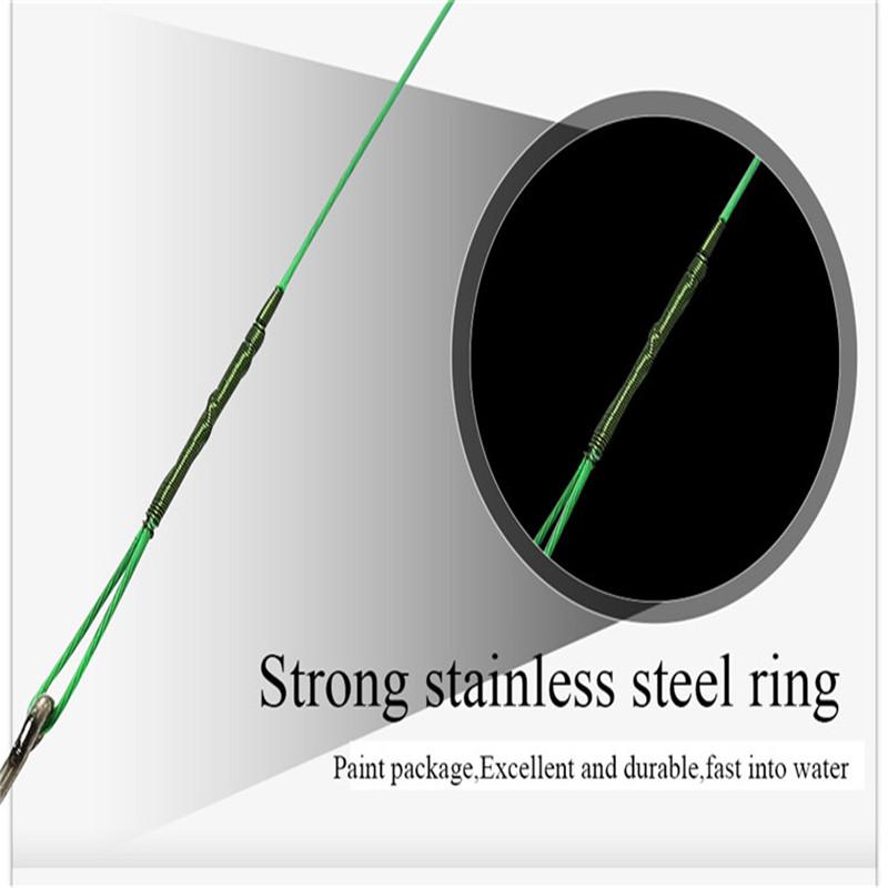 20 шт., 20 см, анти-укусная веревка для рыбалки, 40–80 фунтов, с аксессуарами для спиннинговой приманки для щуки и окуня