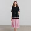 Chuyu Color Block T-Shirt Dress
