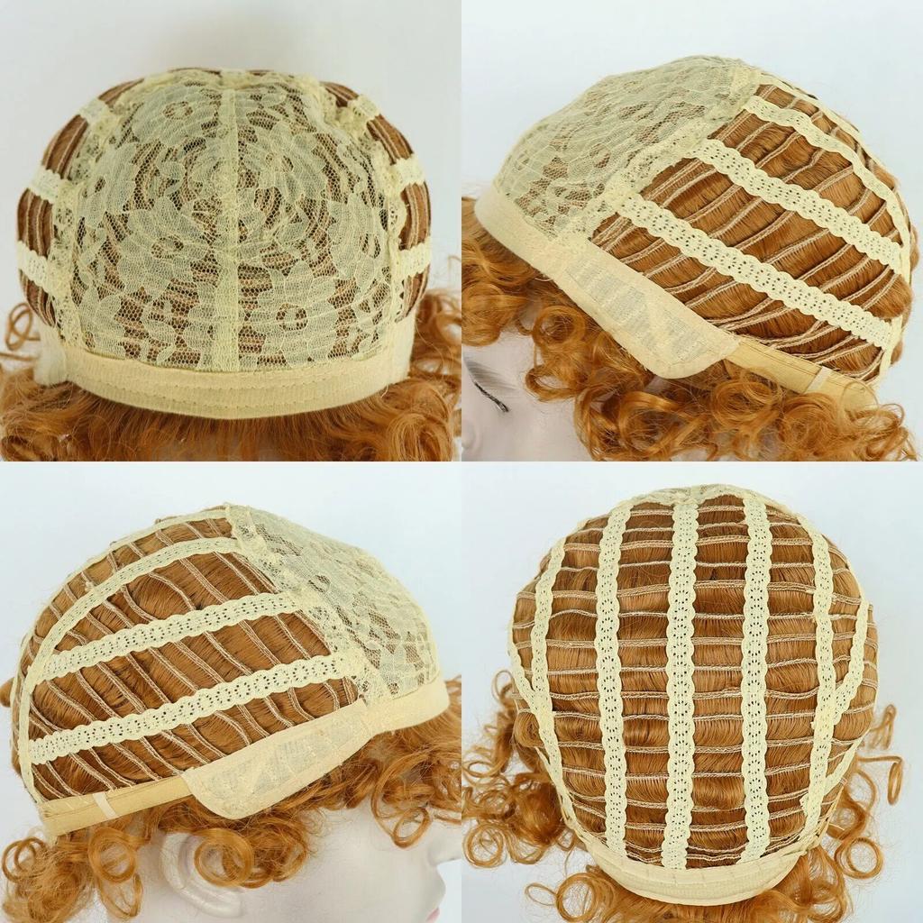 1 ожерелье + 1 очки + 1 шапочка для парика + 1 борода + синтетические короткие афро вьющиеся черные коричневые 80-е 70-е годы диско-рок мужской парик для косплея на Хэллоуин