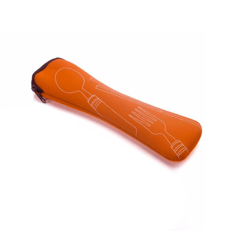 Travel Cutlery Bag Portable Knife Fork 1Pc Zipper Fashion Soft Chopsticks Bag