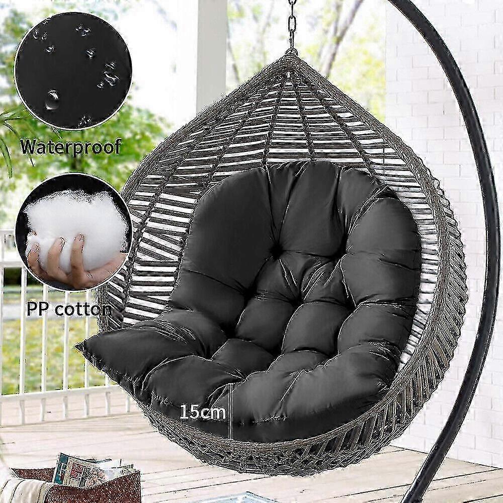 Garden Indoor Hanging Egg Swing Hammock Chair Seat Thick Pad Cushion Pillow Pads(without Hanging Basket)