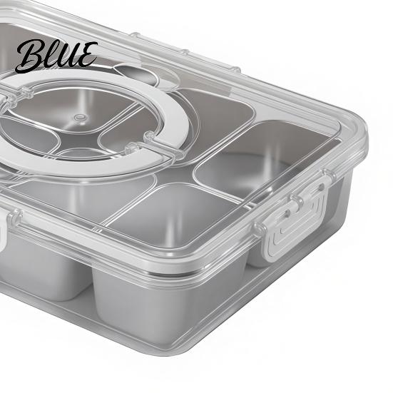 Раздельный контейнер для закусок с крышкой Snackle Box Container