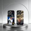 Чехол для телефона с изображением футбольной звезды K-kylian M-mbappe для iPhone 17,16,15,14,13,12,11 Plus,Pro Max,XS, Цветной Серебристый Черный Чехол