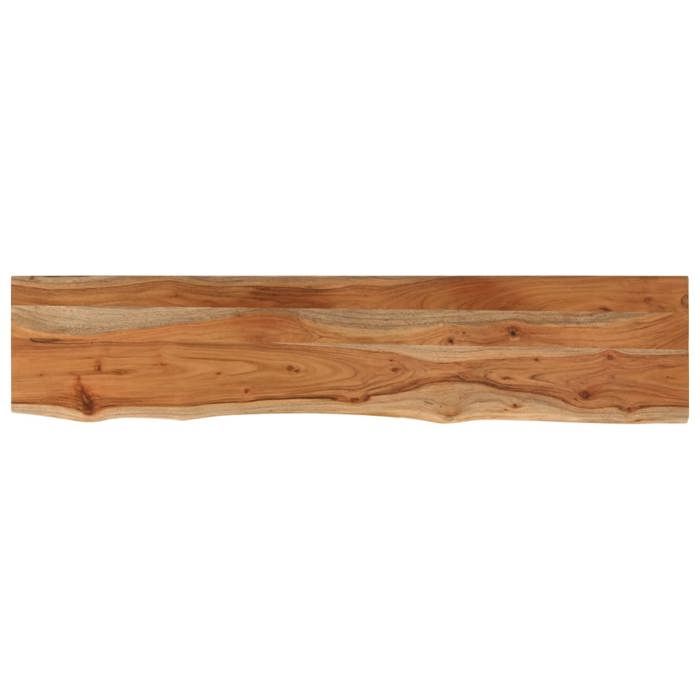 VidaXL Wall Shelf, Floating Shelf, Wall Decoration for Office Living Room, Rectangular Solid Acacia Edge 370228