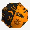 1pc Halloween Spooky Automatic Open 8-Rib Windproof Umbrella, Travel & Commuting, Suitable for All Seasons