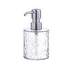 300/400ML Ripple Liquid Soap Dispenser Shampoo Body Hand Wash Shower Gel Facial Cleanser Container Bathroom Refillable Empty Press Pump Bottle