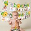 Wild One 1st Jungle Safari Birthday Birthday Party Decorations Bunting Banner Safari Birthday