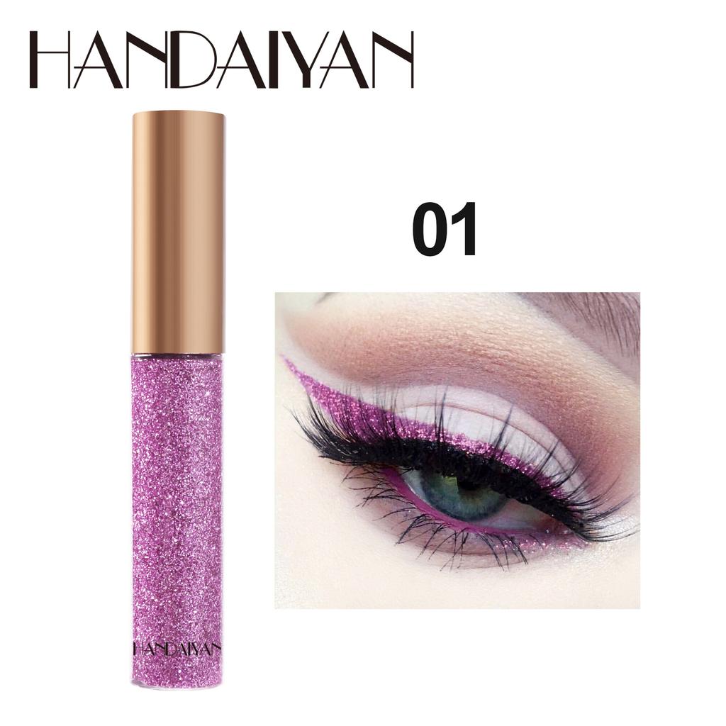HANDAIYAN Stage Nightclub Makeup Performance Makeup and Colorful Shiny Sequins, Eye -catching Shadow Solution