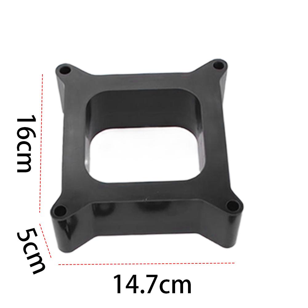 Open Phenolic Carburetor Spacer with Gasket Screws Kit Replacement Phenolic Carburetor Spacer for Holley 4150/4160