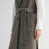  She S miSS  Wool caShmere Belted Long veSt Swhvto42040 Mk
