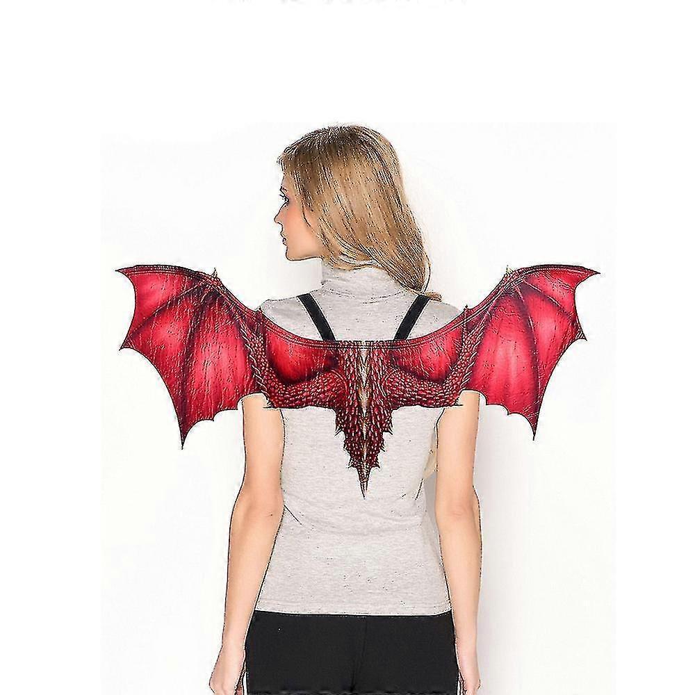 Adult Non-woven Dragon Wings Cosplay Props-red