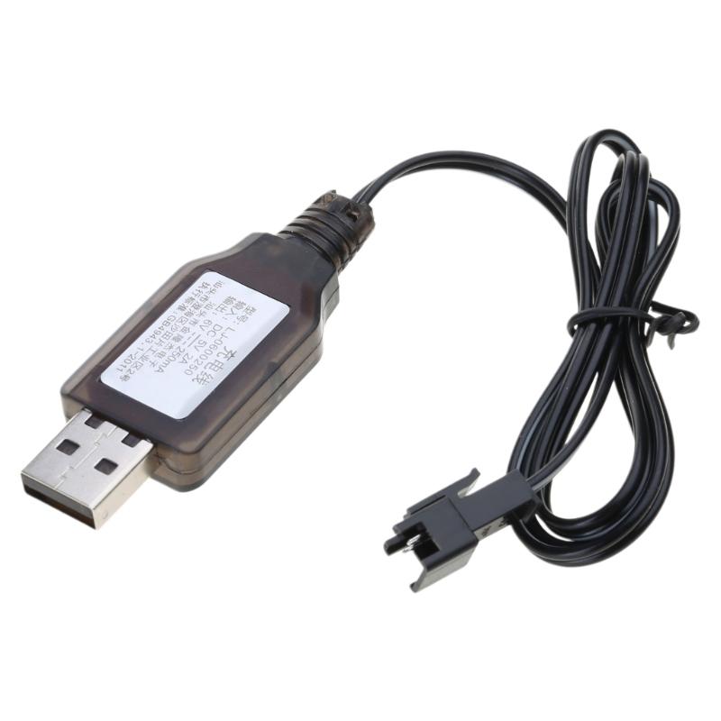 Advanced 6V Charger Cable SM2P Lithium Battery Charging Cord with Safe Protections for Electric Remote Controlled Toy