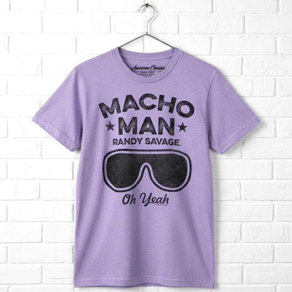 Macho Man Randy Savage T-Shirt: Classic Wrestling Design (Men's Sizes)