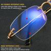 Fashion Anti-blue Light Far Sight Bifocal Spectacle Reading Glasses Eyewear Presbyopia Eyeglasses