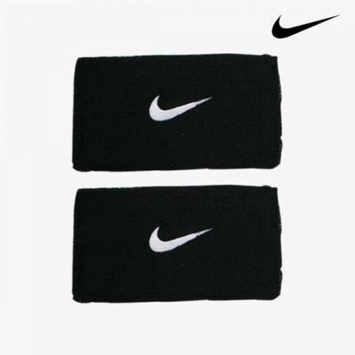 Nike Galleria Nike Swoosh Двойной широкий браслет на запястье Баскетбольная экипировка